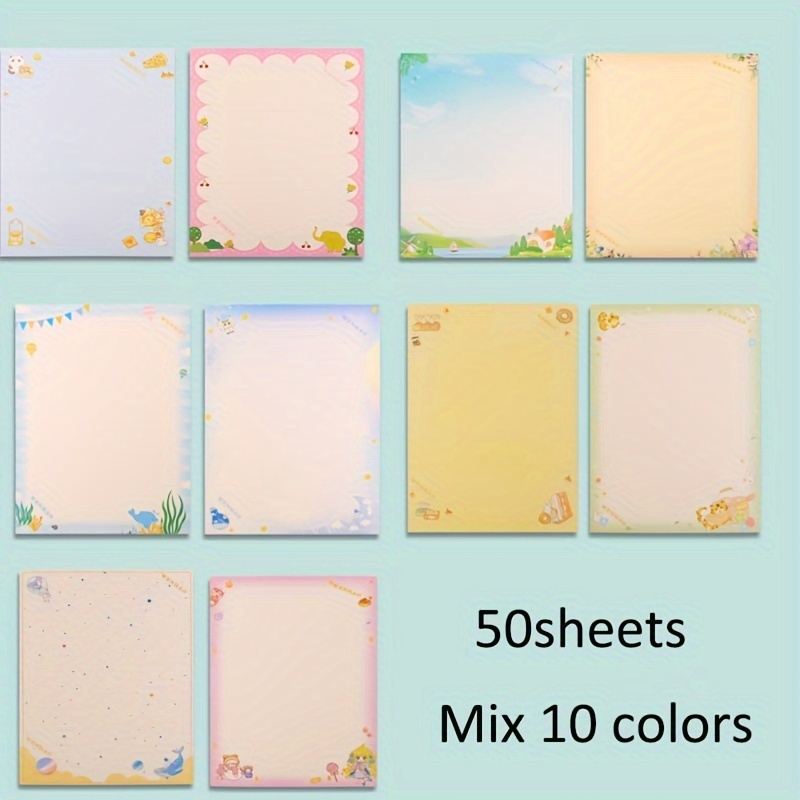 A4 Vintage Floral Stationery Paper, 50sheets 80gsm Printer Paper Letter ...