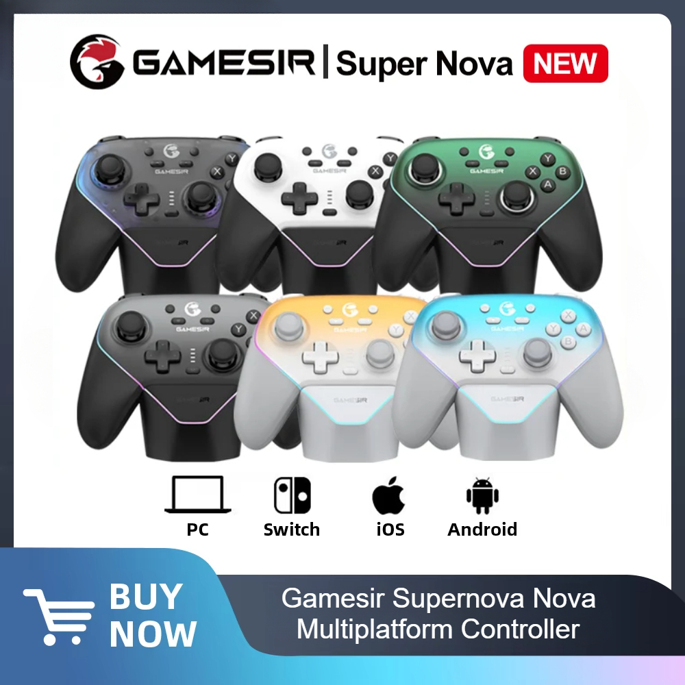 GameSir Super Nova Wireless Switch Controller with Charging Station ...