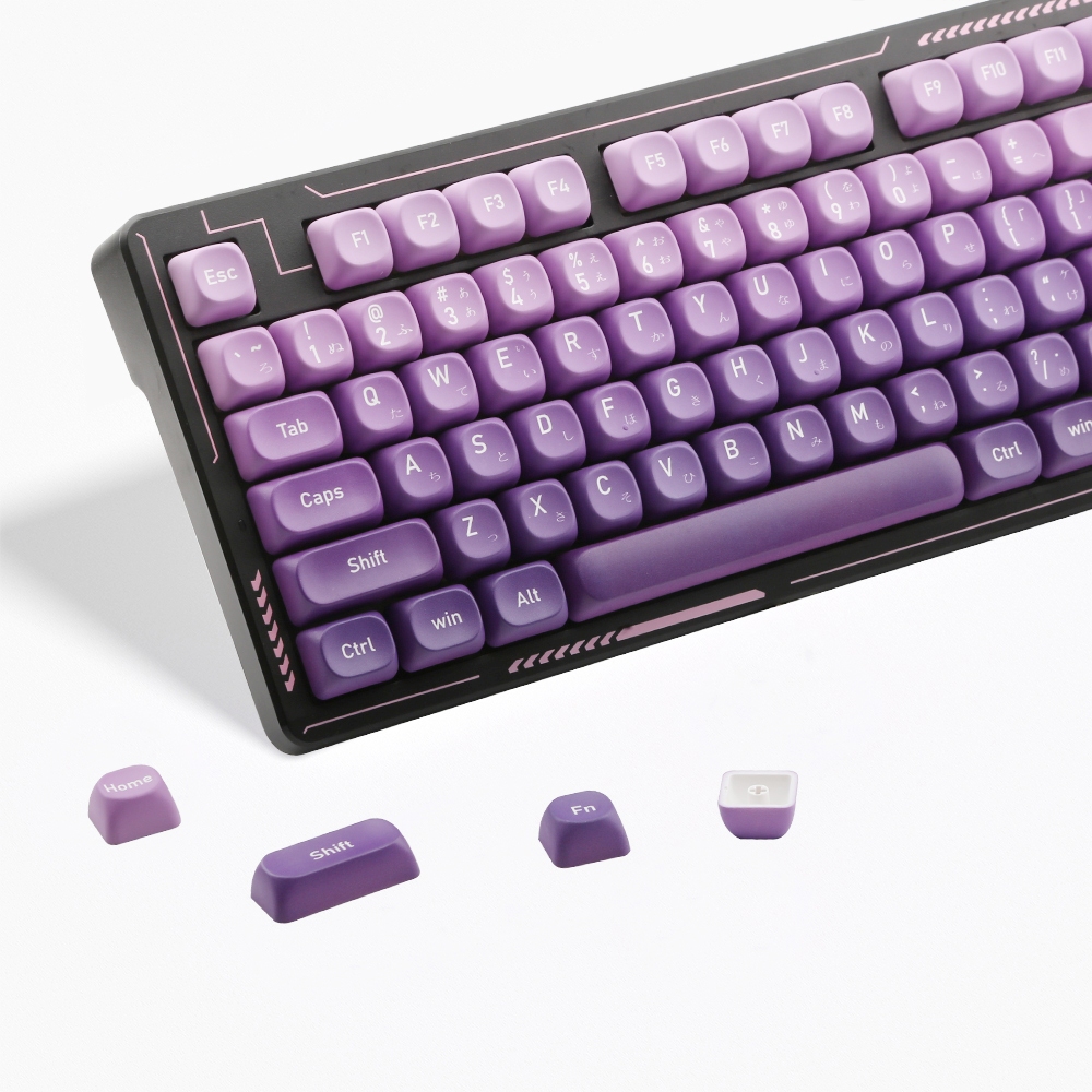 Gradient Purple Dye-Sublimation 134 Keys MOA English/korean/Japanese ...