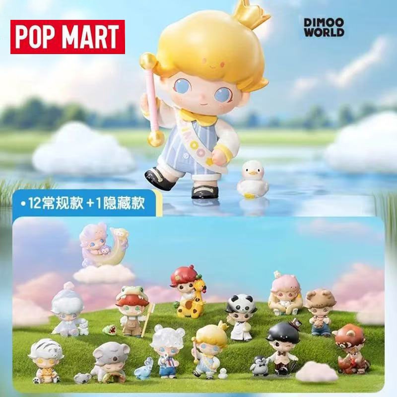 Optional styles POPMART DIMOO Animal Kingdom series figures blind box ...