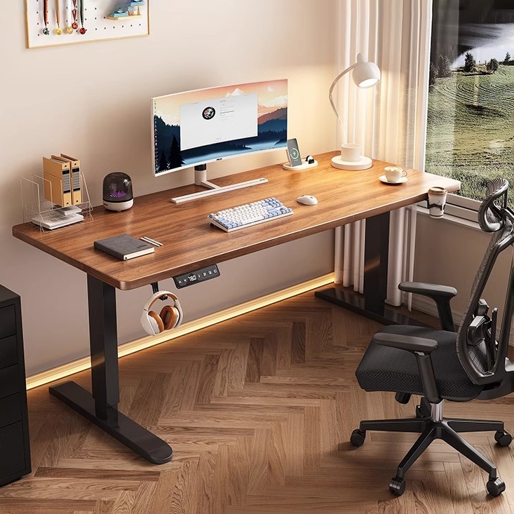 Smart Desk Ergonomic Standing Desk Electric Height Adjustable PC Gaming ...