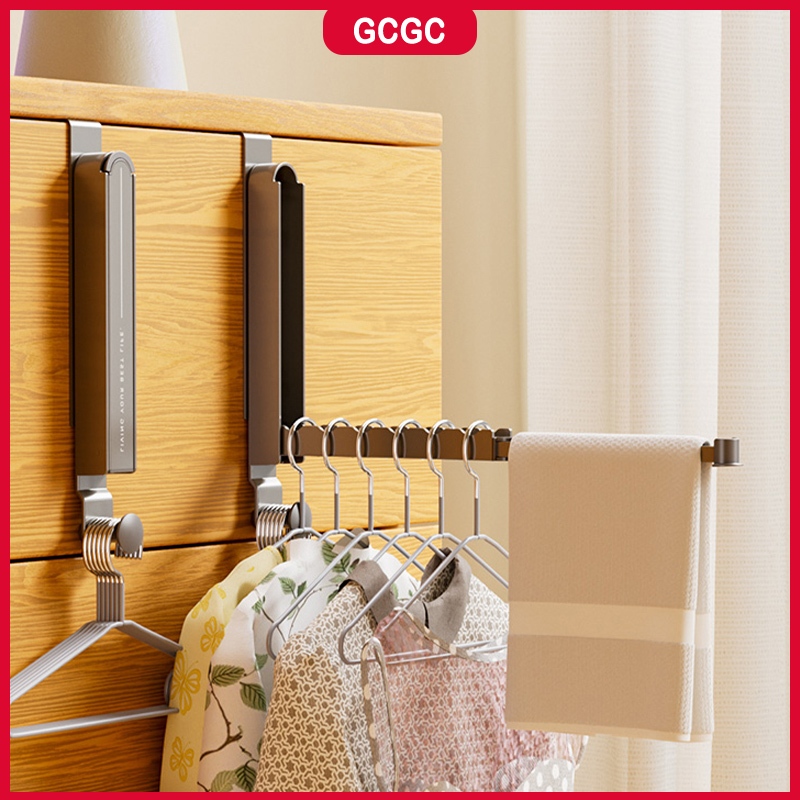 GC Folding clothes drying rod, clothes drying rod behind door and ...