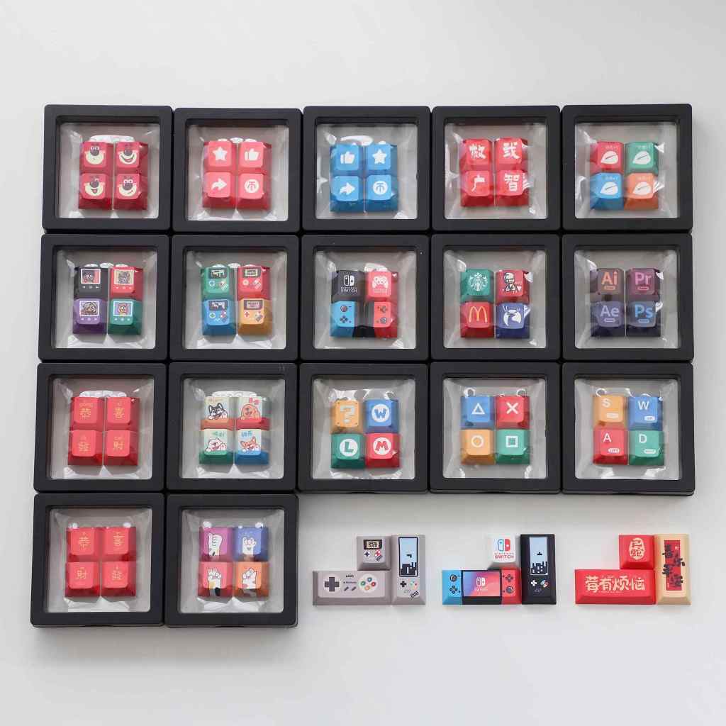 Individual Keycaps PBT Dye-sub Cherry Profile Keycap Custom Keycaps ...