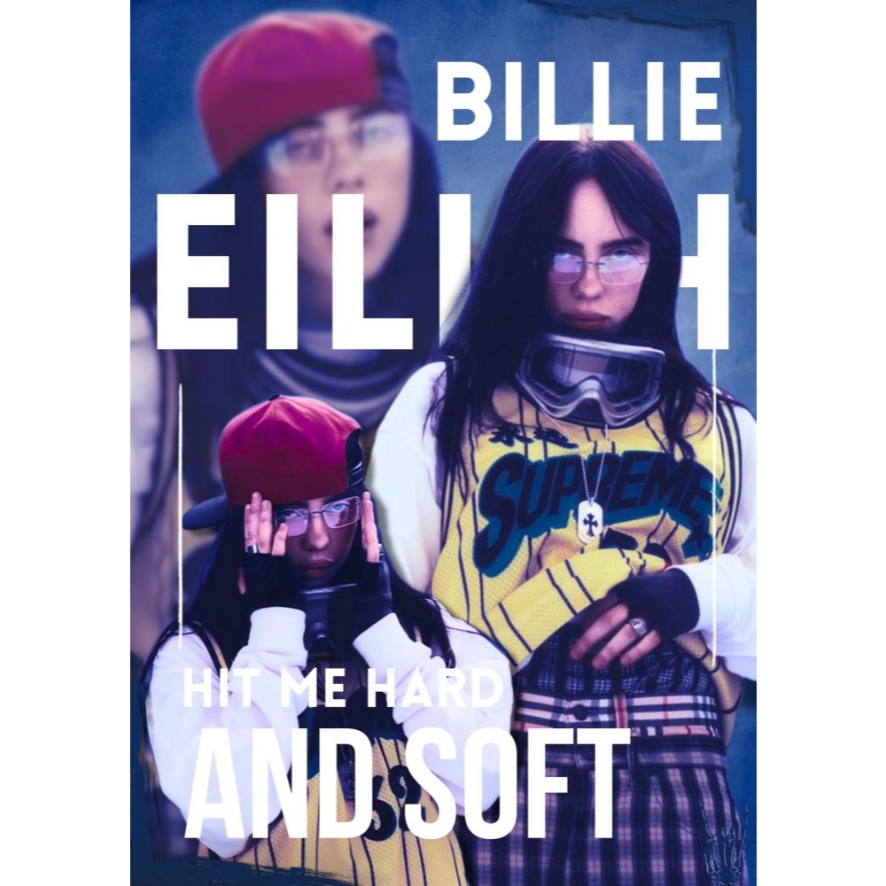 Hit me hard and soft Billie Eilish poster A3 | Shopee Singapore