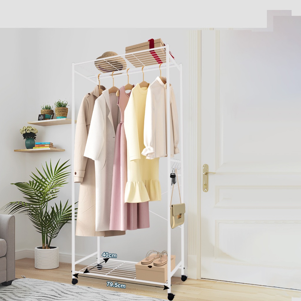 Clothes Rack for Hanging Clothes, Rolling Garment Racks,Clothes Hanger ...