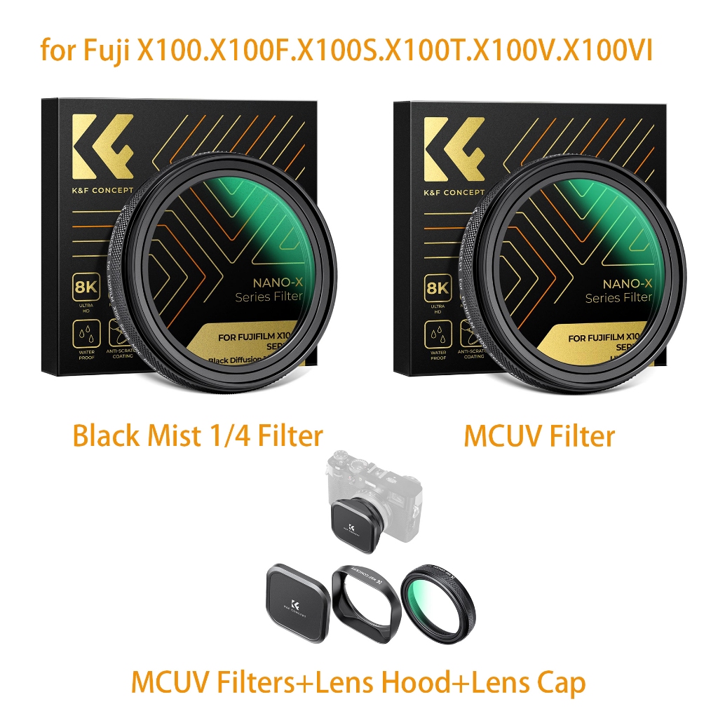 Filter Für Kamera Objektive 1/4 X100 X100/X100F/X100S/X100T/X100V/X100Vi | K&F Concept