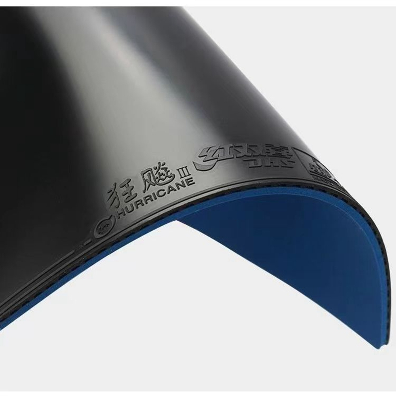DHS Hurricane 3 Provincial Blue Sponge Table Tennis Rubber Table Tennis ...