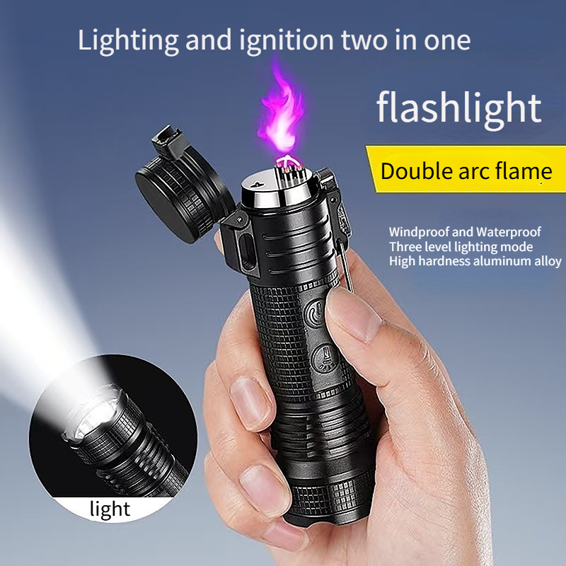 Strong Light Flashlight Outdoor Self Defense Multi functional ...