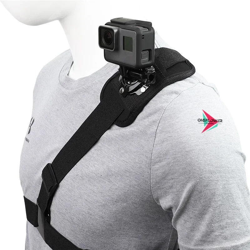360° Shoulder Camera Strap Mount Chest Harness Adapter For DJI GoPro ...