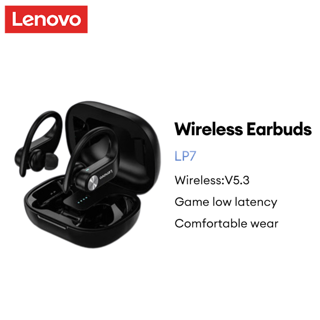 Lenovo LP7 TWS Wireless Headphones Reduce Noise HiFi Life With MIC for ...