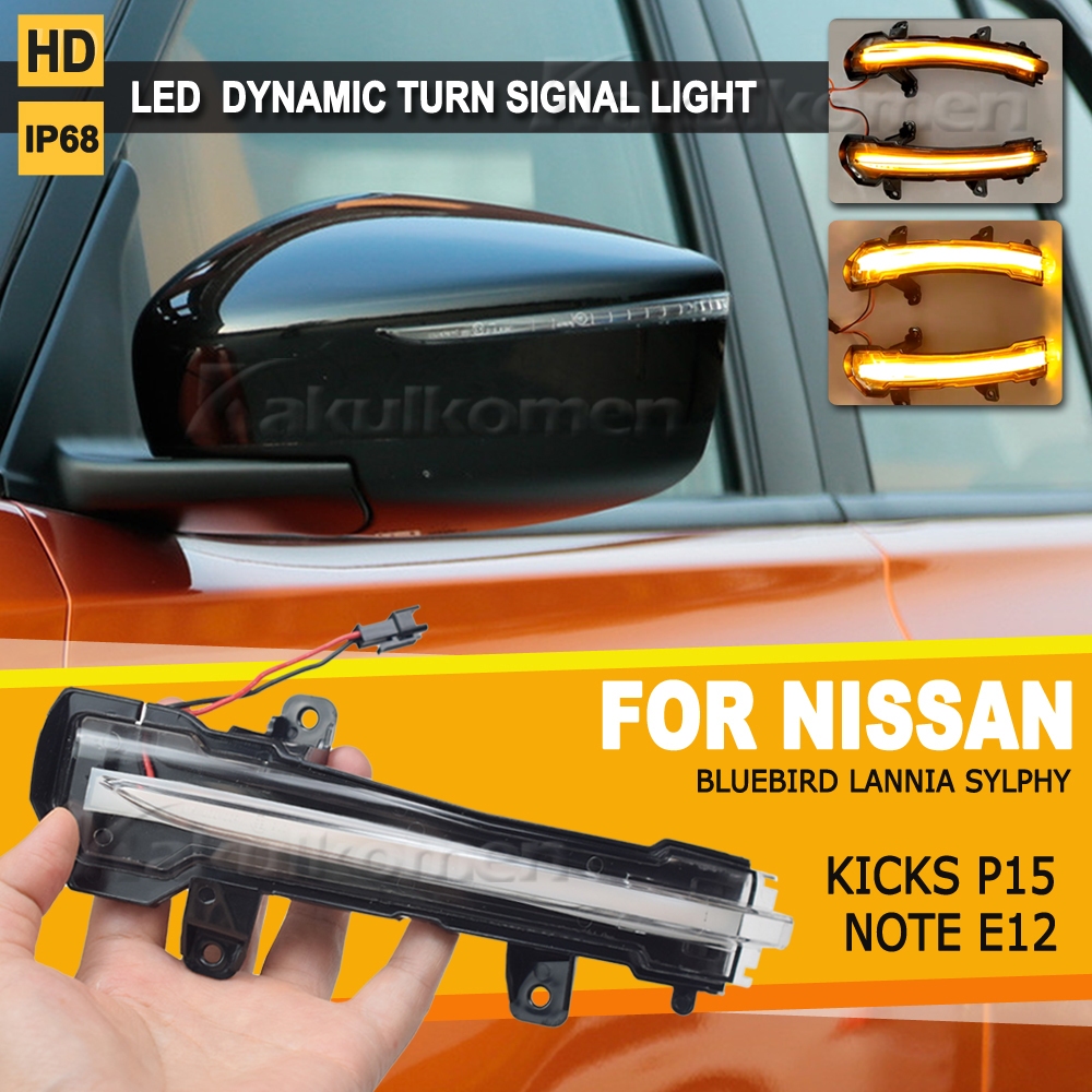 Led Turn Signal Light Dynamic Side Rearview Mirror Indicator Flashing ...