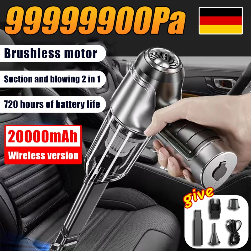 Cordless mini portable car vacuum product gallery view