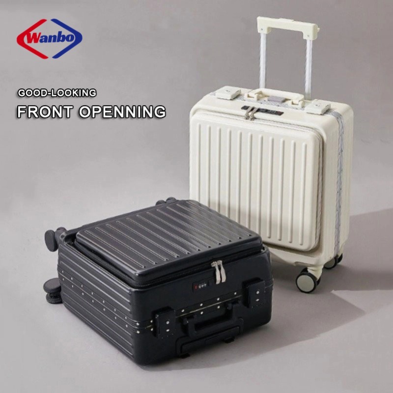 【Fast Shipping】Front Opening Aluminium Frame Luggage 【16\18\20 Inch ...