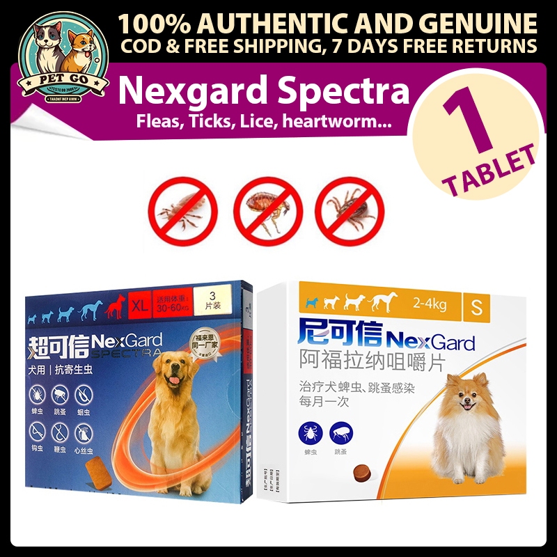 Nexgard and Nexgard Spectra Chewable Tablet Anti Ticks and Fleas for ...