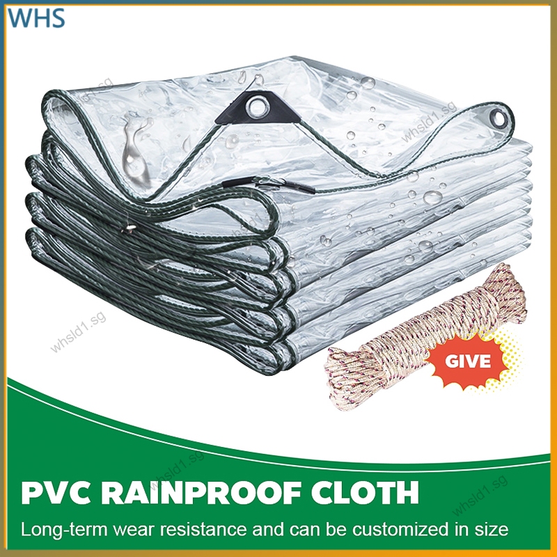 Transparent rainproof cloth PVC waterproof fabric thickened canvas ...