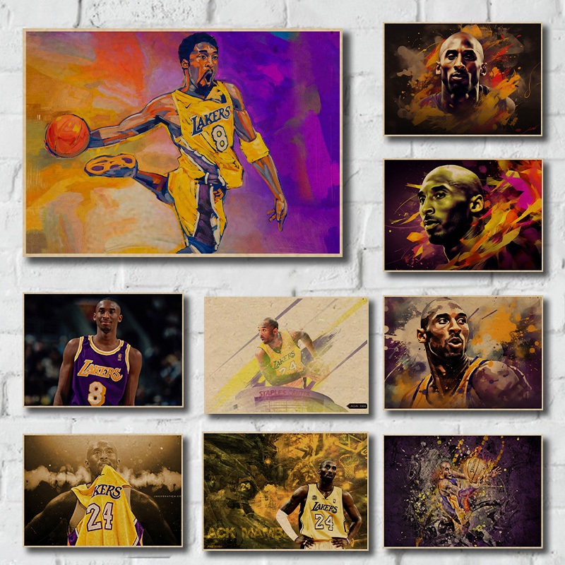 Adam Lister Kobe Bryant ジークレープリントアート Adam Lister Kobe Bryant ジークレープリントアート Adam Lister Kobe