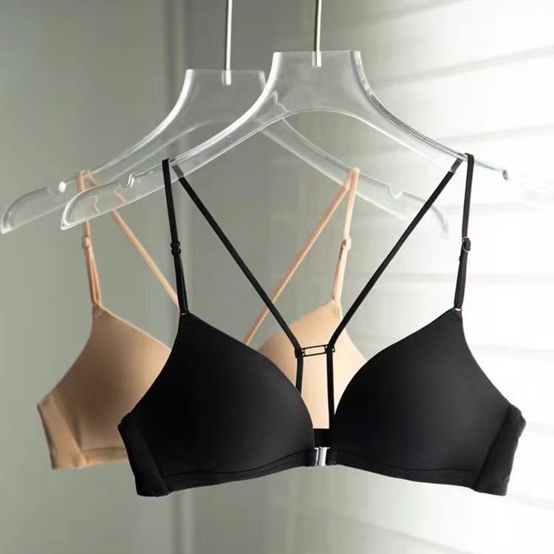 Backless Bra Front Closure Wireless Lingerie Women's Seamless Underwear ...