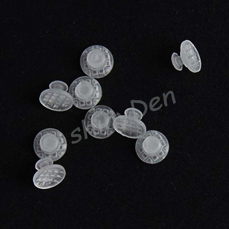10 Boutons Linguaux Orthodontiques En Céramique Transparents - Pour Aligneurs, Dentisterie