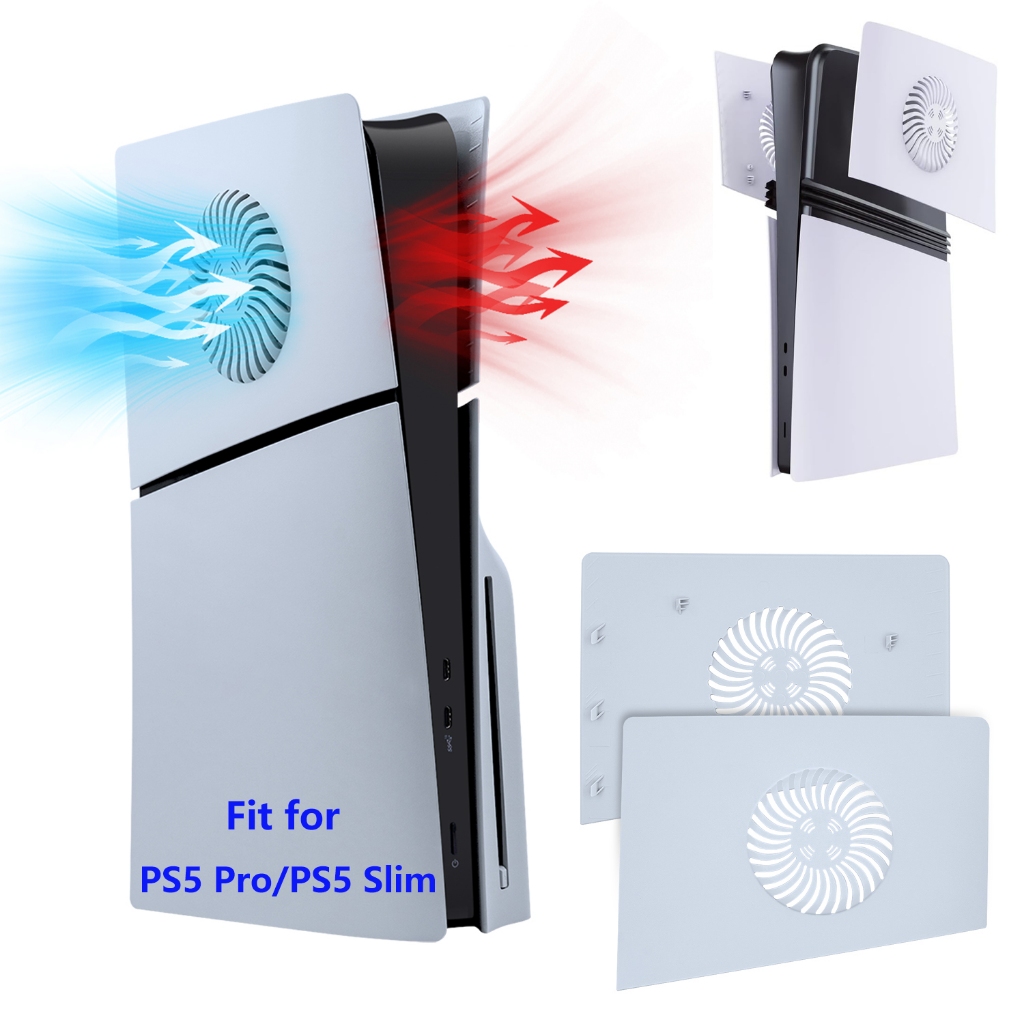 Replacement Upper Part Vents Faceplate for PS5 Pro/PS5 Slim Console ...