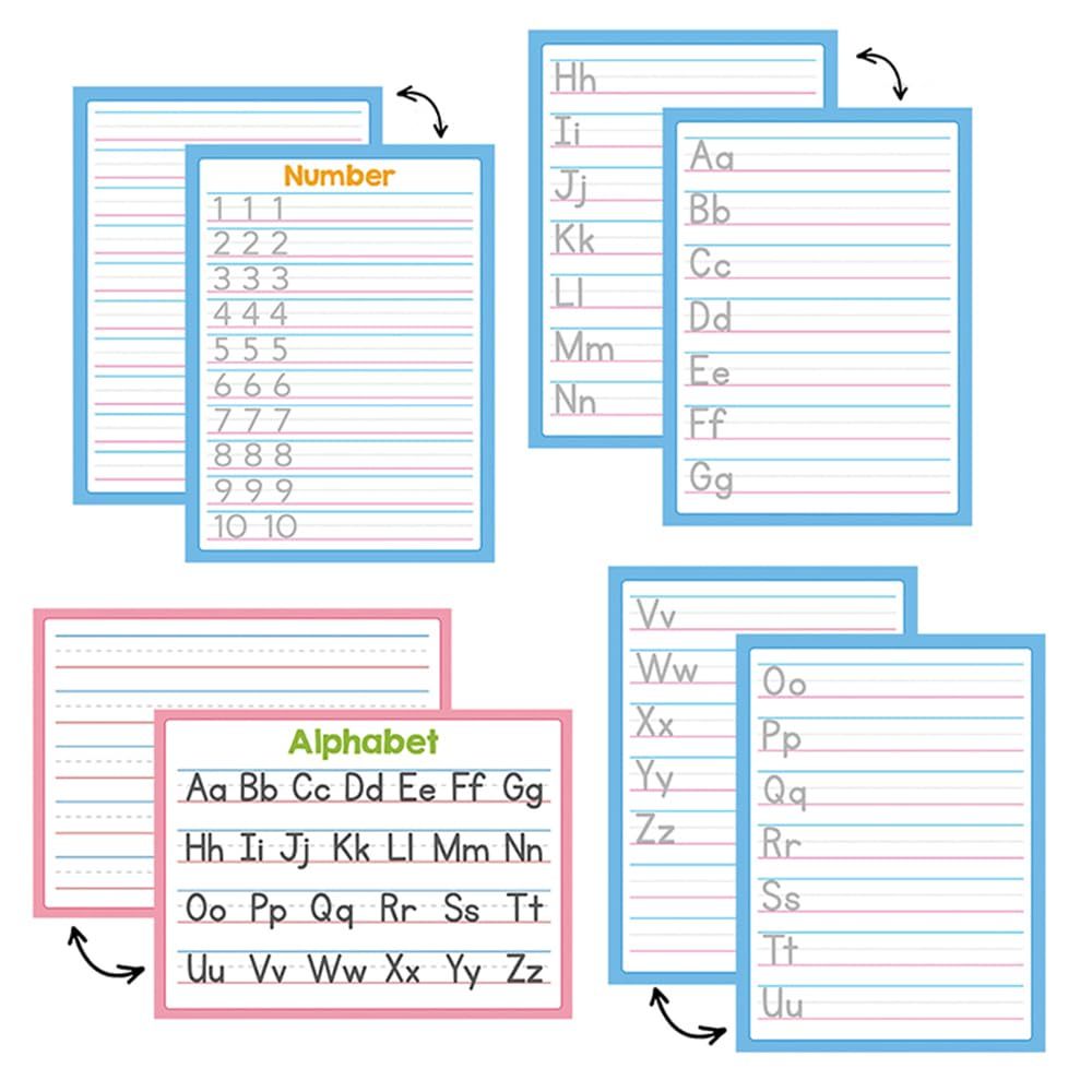 Double Sided Dry Erase Handwriting Practice Boards – Alphabet A-Z and ...