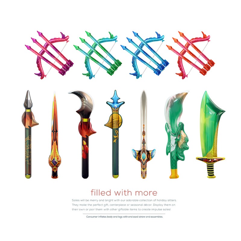 Weapon modeling cartoon aluminum film balloon children's party party ...