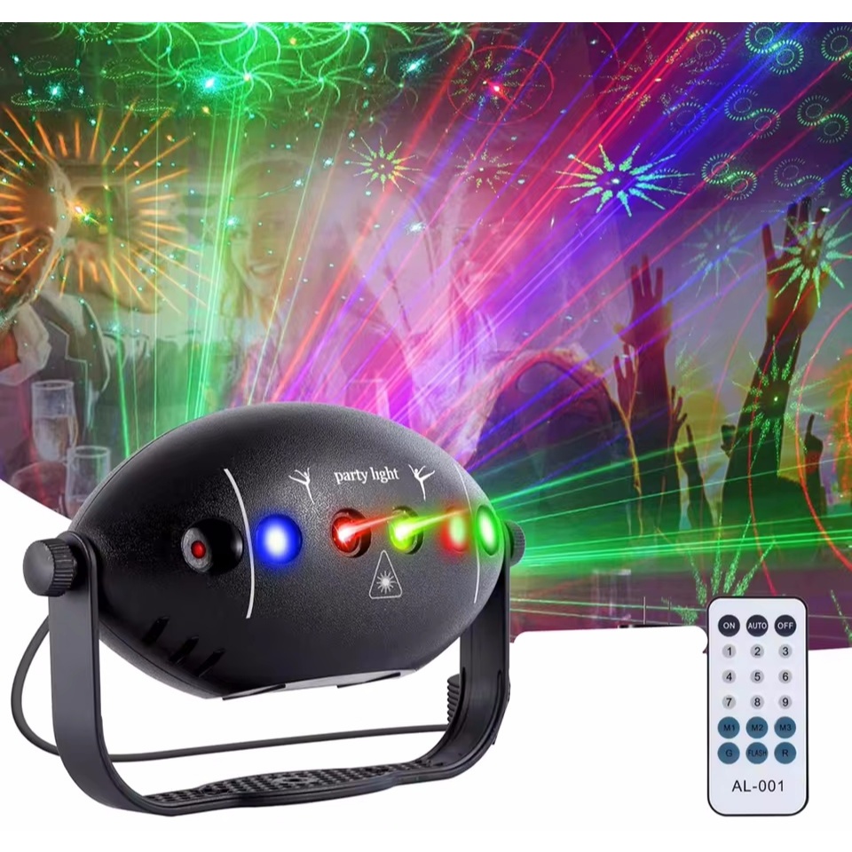 RGB Party DJ Disco Laser Pattern Stage Laser Light Projector Light ...