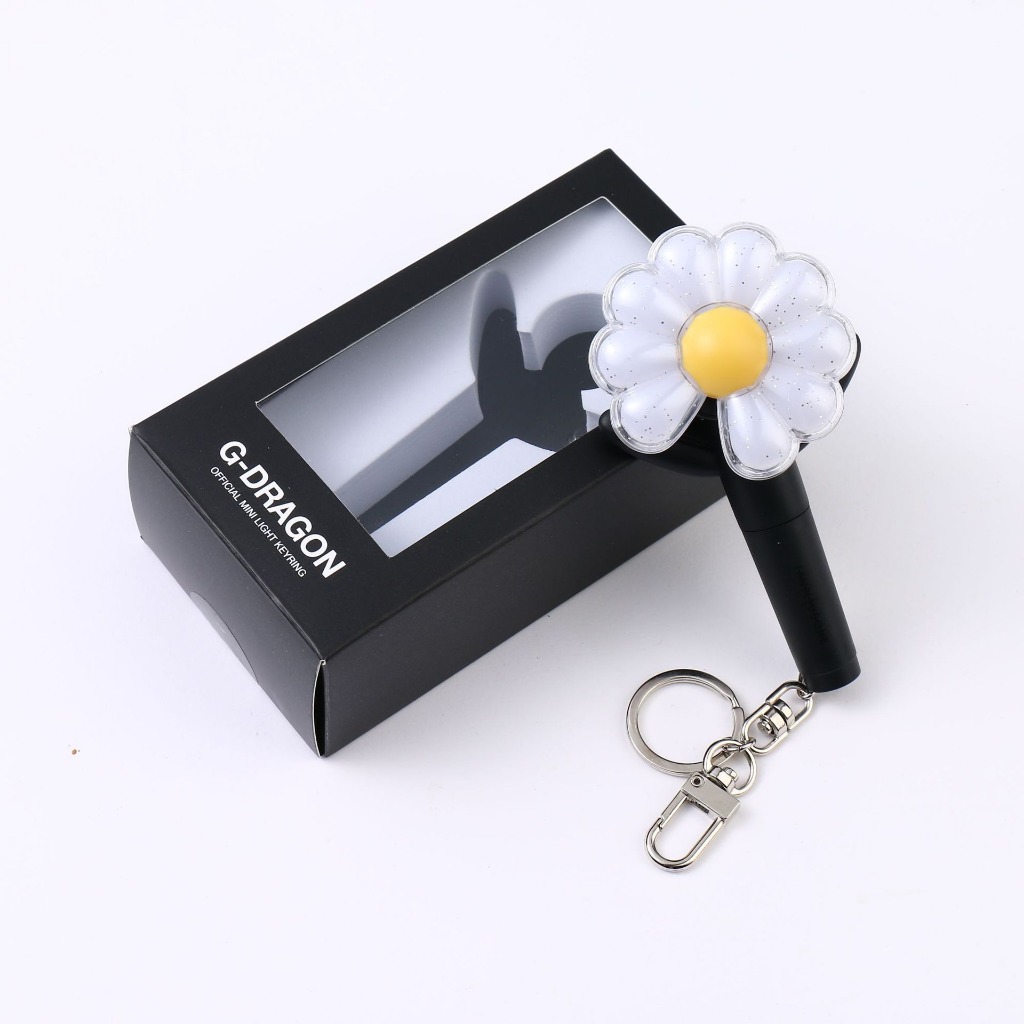 BIGBANG LIGHT STICK BLACK&WHITE KEYRING 2016 - BIGBANG10 The