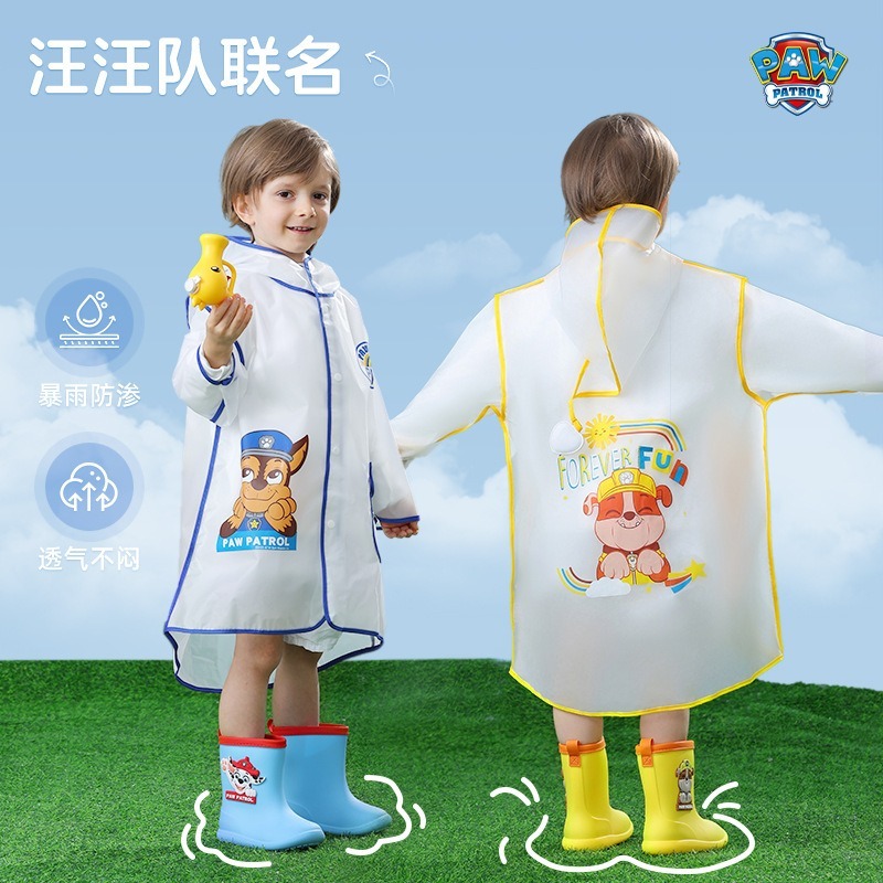 KIDS RAINCOAT JACKET WATERPROOF COVER BOYS GIRLS BACKPACK RAIN - Foto 5
