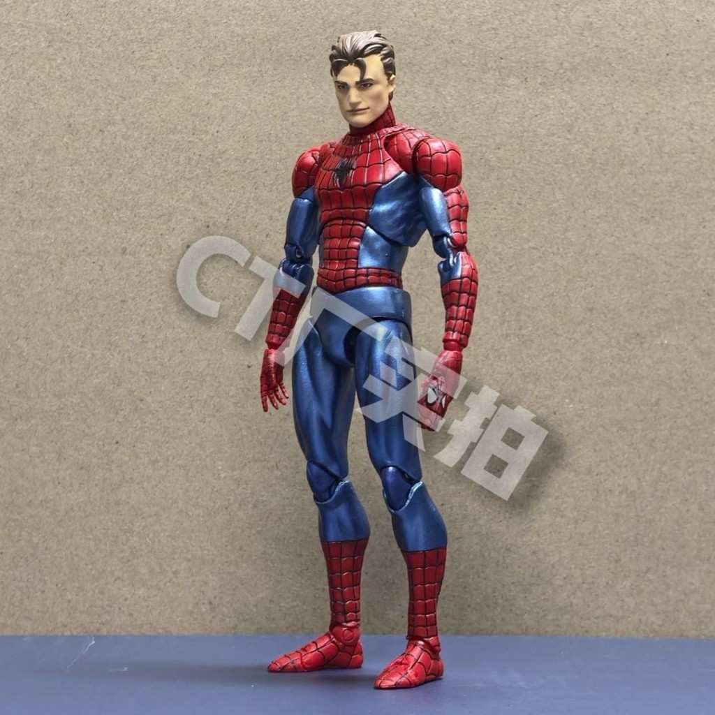 Ct Toys Spiderman Action Figure Mafex 075 The Anazing Spider-Man