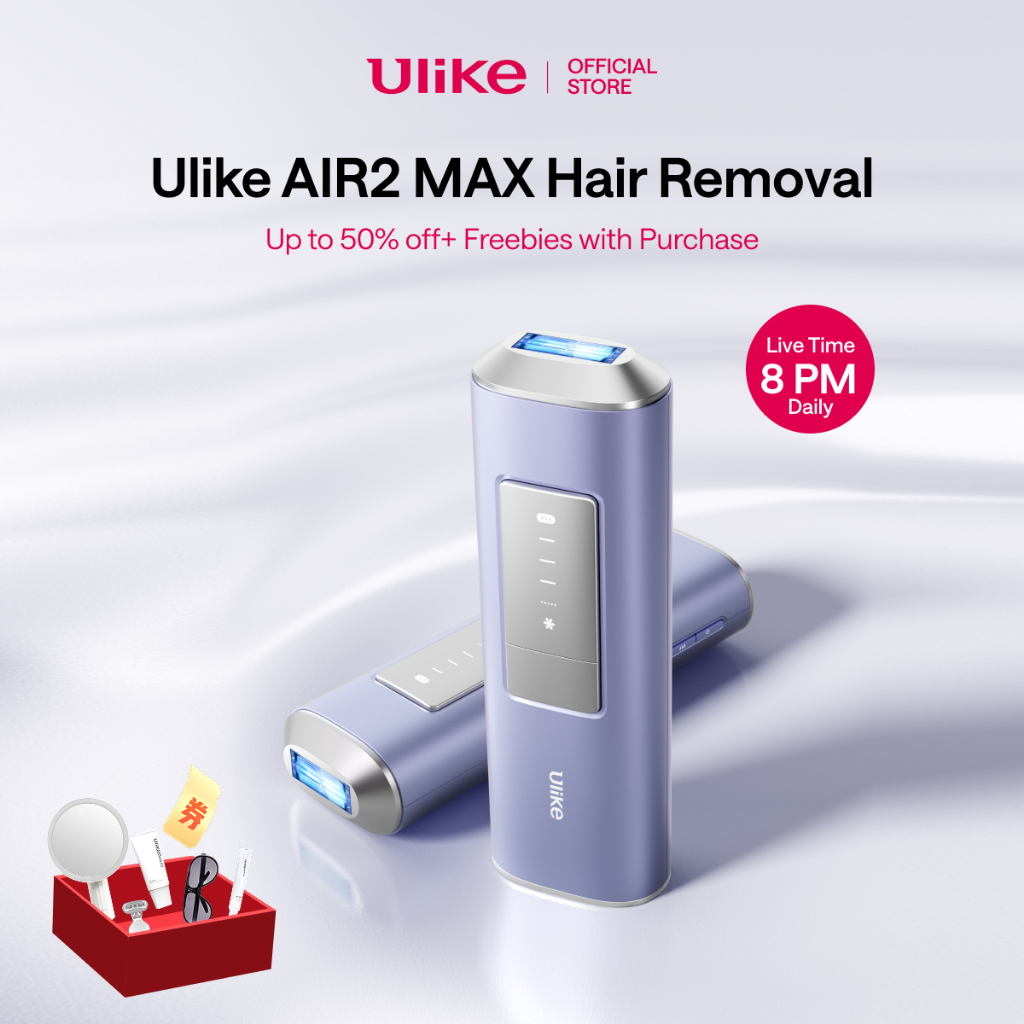 LIVE] Ulike Air 2 Max Ice Cooling IPL Hair Removal Device | Shopee