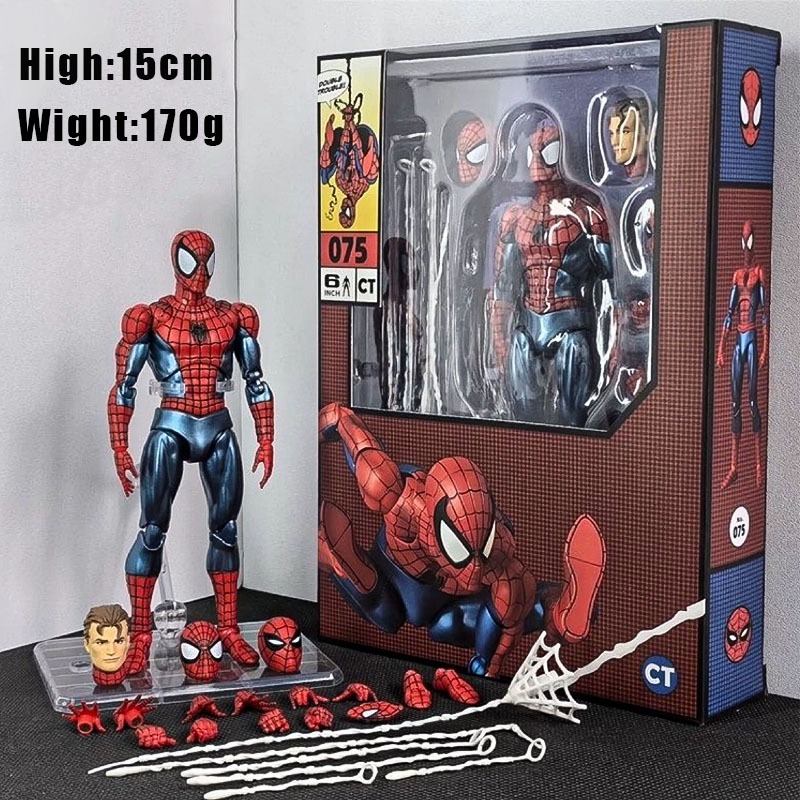 Mafex Spider Man 185 001 Action Figure Mafex147 Symbiote Spiderman