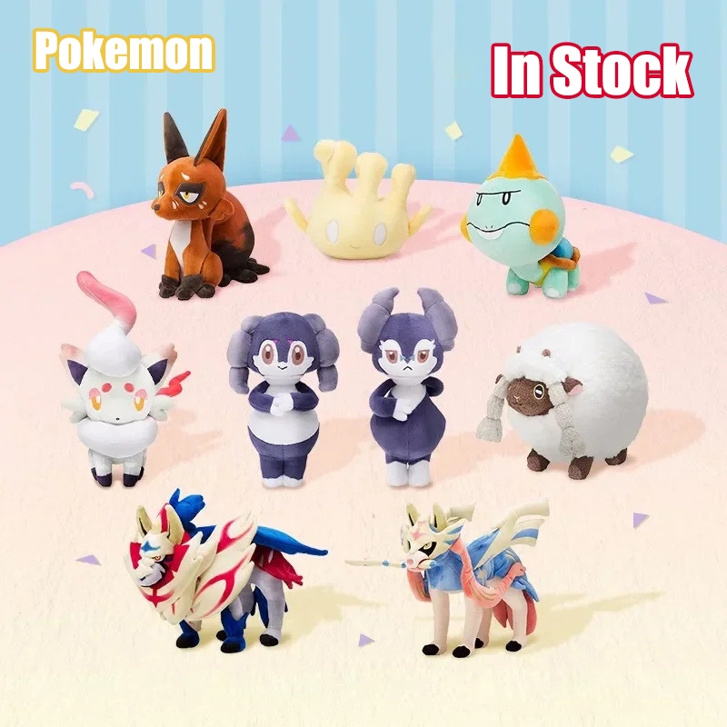 New Pokemon Zorua Zacian Zamazenta Perrserker Milcery Indeedee Wooloo ...
