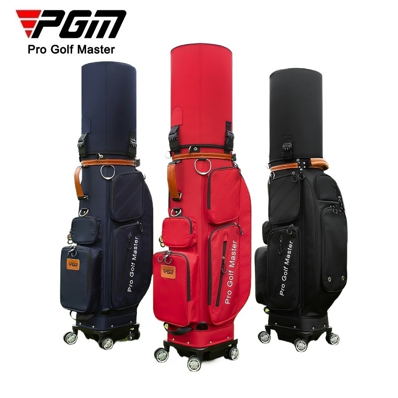 PGM New style 10 divider hard shell golf travel bag with wheels