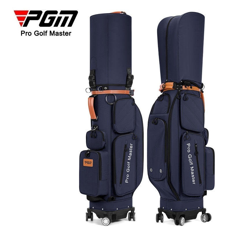 PGM New style 10 divider hard shell golf travel bag with wheels