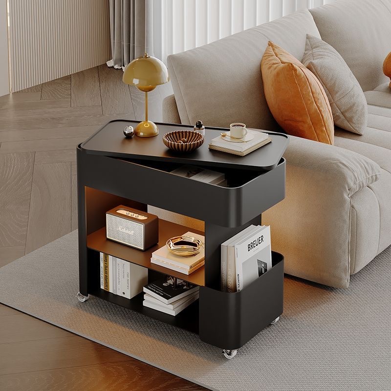 【No assembly required】Metal side table Removable Side Table Living Room ...