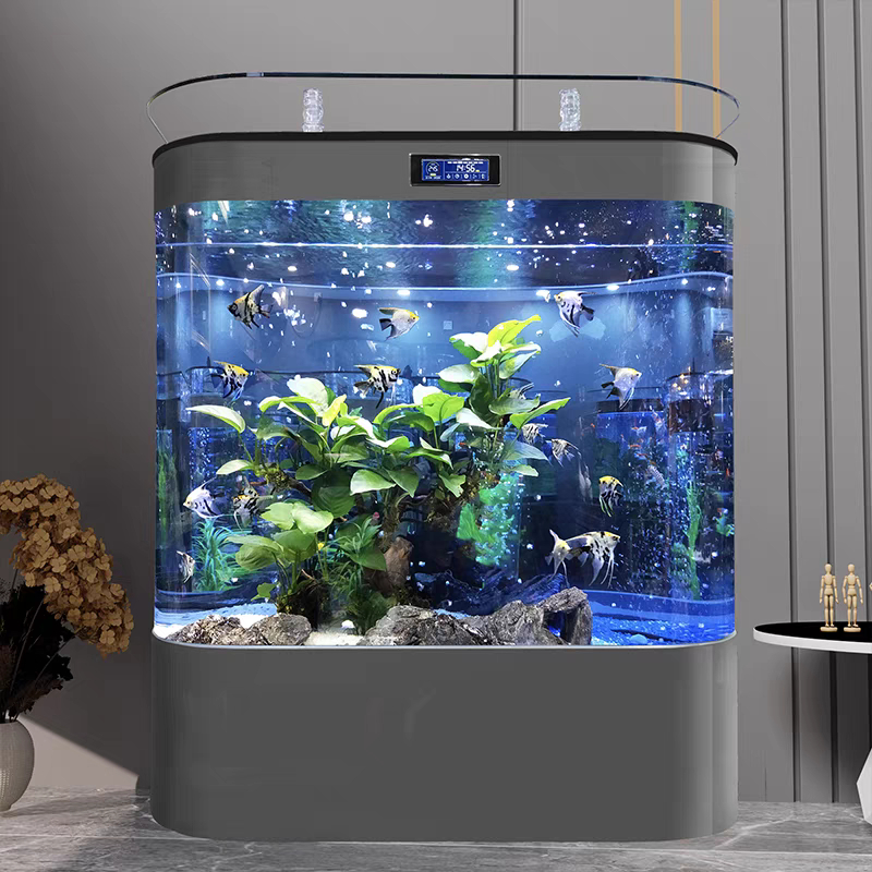 View of Fish Tank Living Room Household Small And Medium 2024 New Double ...