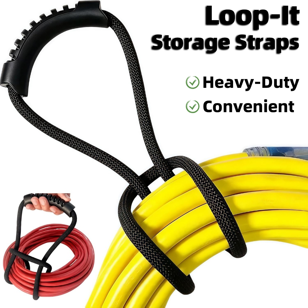 Storage Strap with Handle, Extension Cord Organizer, Heavy Duty Storage ...