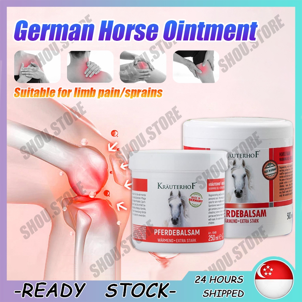 【SG Stock】Authentic German Horse Krauterhof Horse Chestnut Massage Balm ...