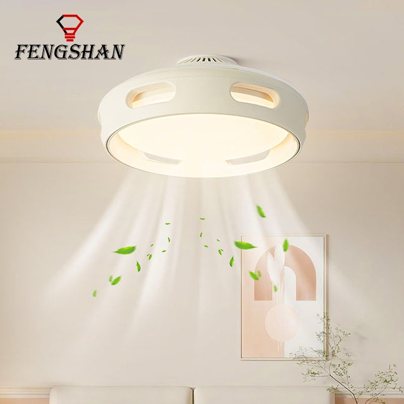 Modern LED Ceiling Fan Light Invisible No Blade Remote Dimming Variable ...