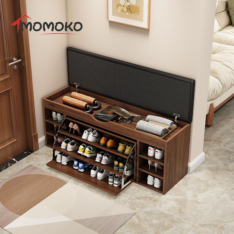 Shoe Cabinet Flip-up Shoe Cabinet Shoe Bench Shoe Rack Adjustable ...