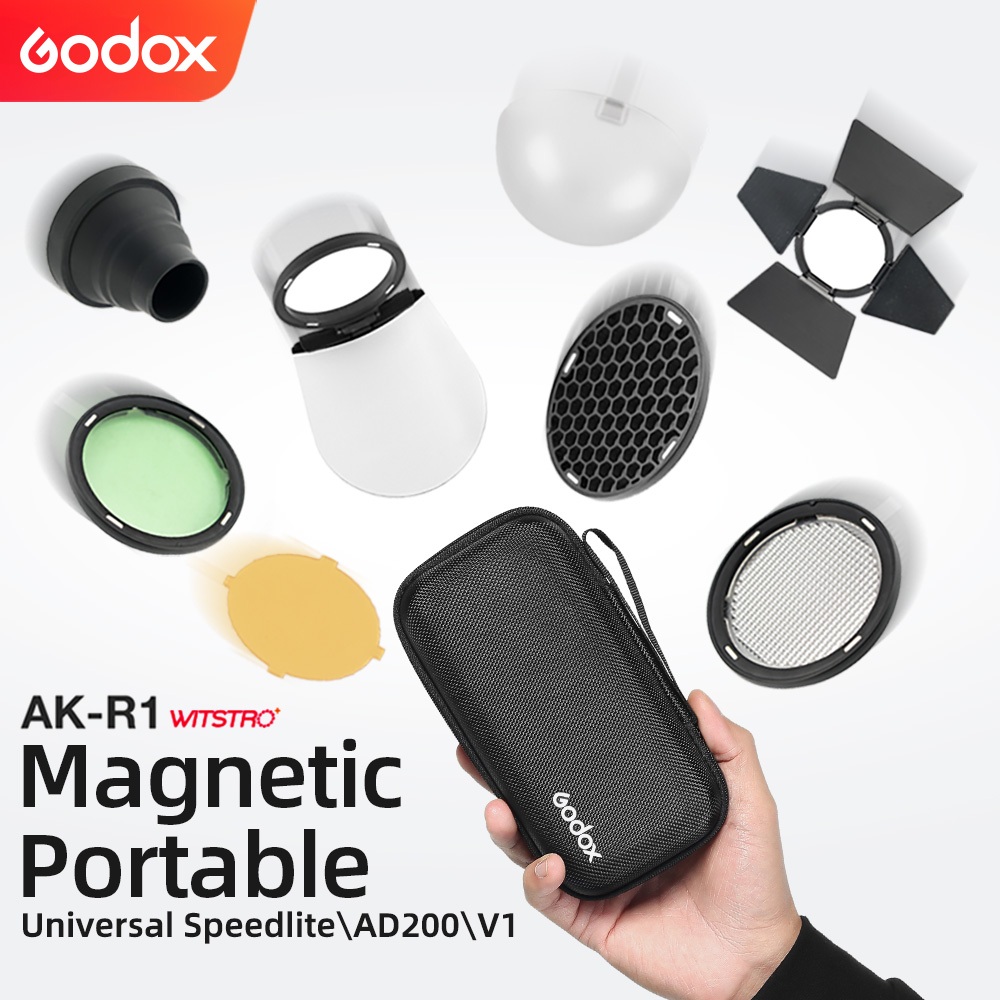 Para Godox AK R1 De Snoot Filtro De Color Colmena Reflector Difusor Para Godox Ad200 Y