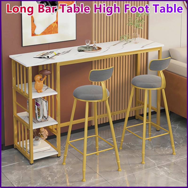 Bar Table Long Table Narrow Table Study Desk Simple Wall Facing Narrow ...