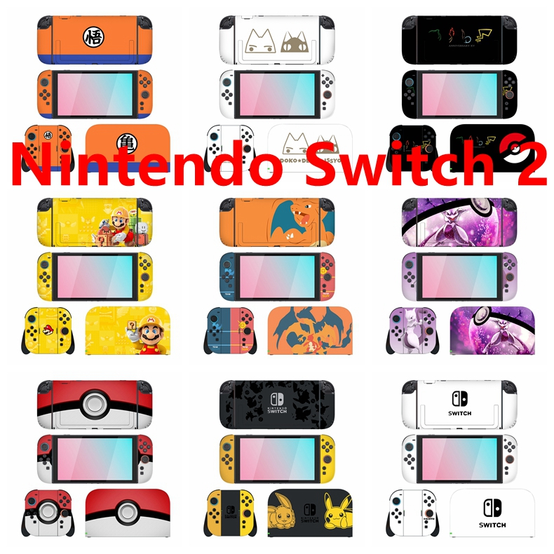 60 Colors Skin Sticker Compatible with Nintendo Switch 2 (2025) Vinyl ...