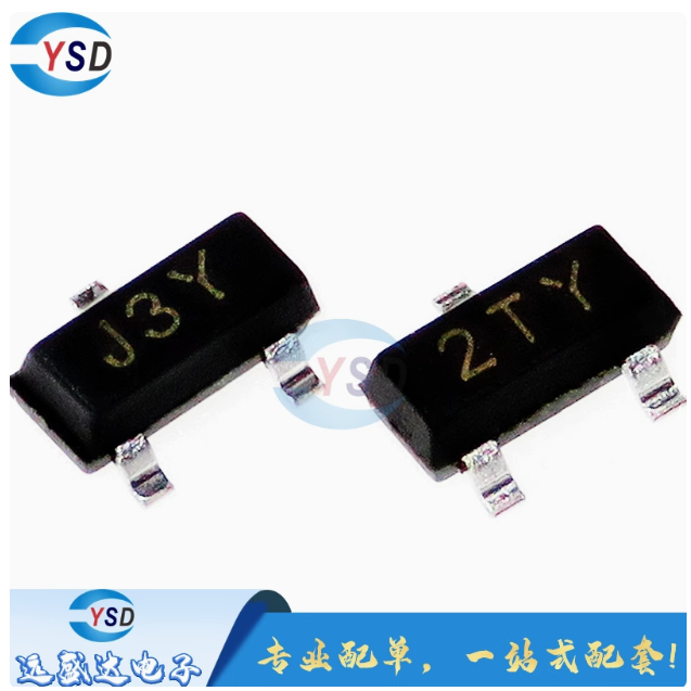 S8550 Silk Printing 2TY MMBT8550 Patch Triode SOT-23 NPN Transistor ...