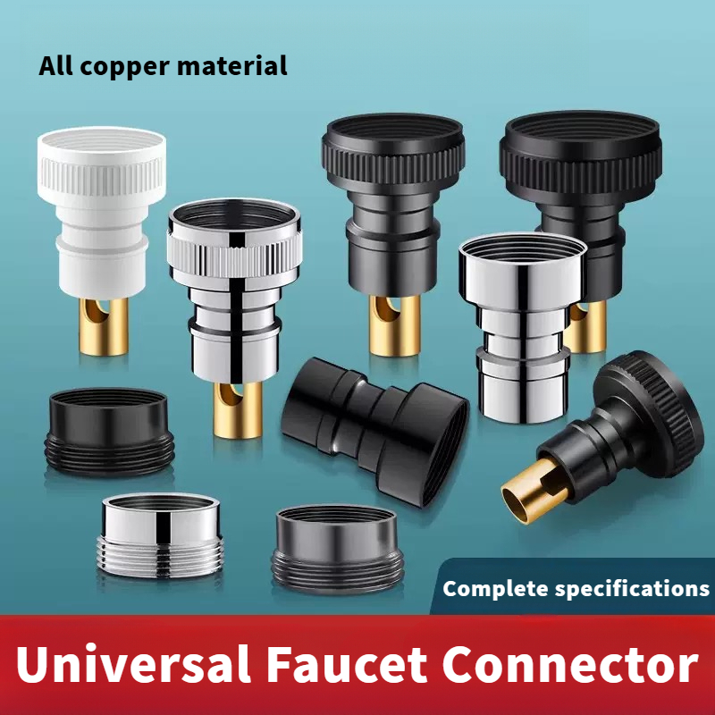 Washing Machine Faucet Automatic Water Stop Valve 4/6 Points Anti ...