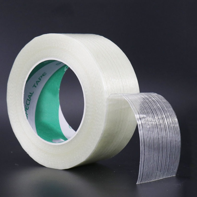 Striped Fiber Tape Fiberglass Tape Transparent Single Side Adhesive ...