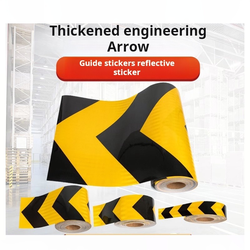 Engineering Grade Arrow Guide Label Anti-Collision Strip Reflective ...