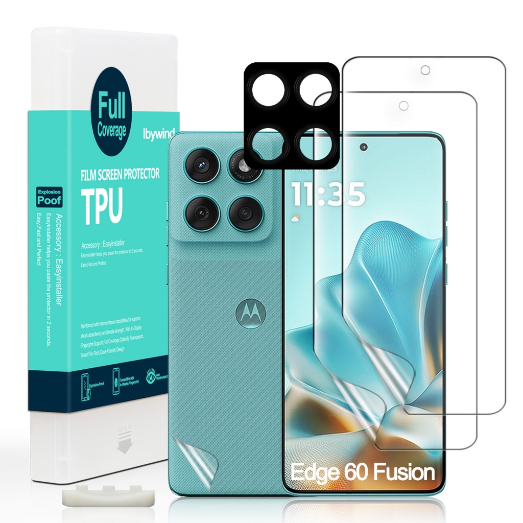 kwmobile telefoonhoesje compatibel met Motorola Edge 60 Neo/Edge 50 Neo/ThinkPhone 25 hoesje - Zachte case voor smartphone - Back cover in dennengroen