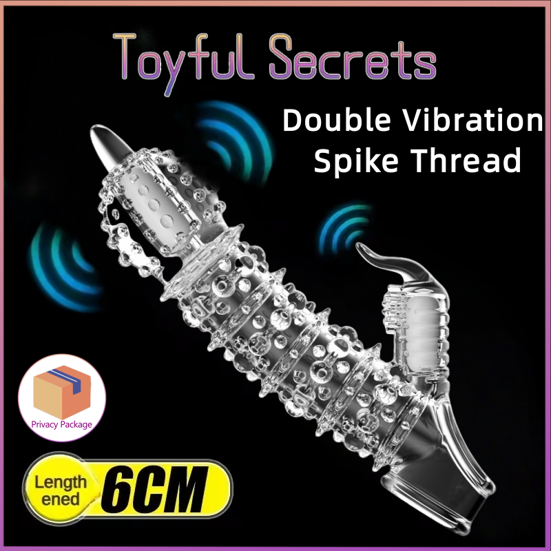 Penis Extension Sleeve Vibrator Extender 6cm Reusable Condoms Soft ...