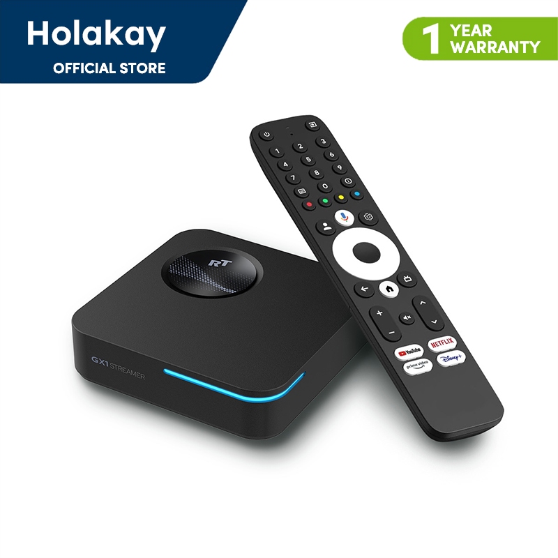 Streaming Box GX1 4K HDR10+ Smart Google TV Player | AI Features | 4GB ...